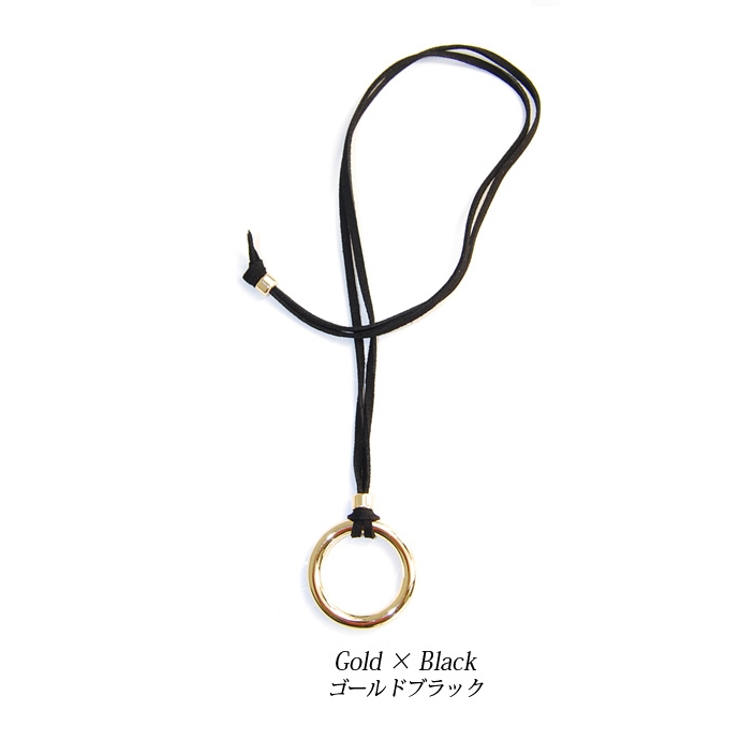 ゴールド×ブラック | ネックレス メンズ リングネックレス | ARCADE