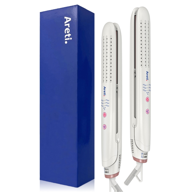 冷マジック 2way ストレート & カール ヘアアイロン i2686WH | Areti | 詳細画像1 