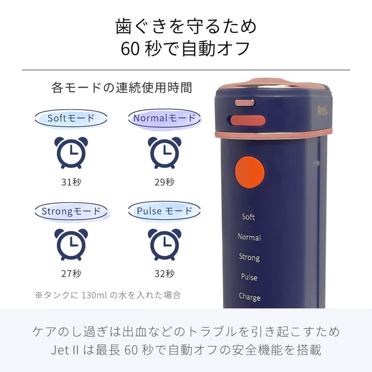 ポータブル 口腔洗浄器 ウォーターピック | Areti | 詳細画像12 