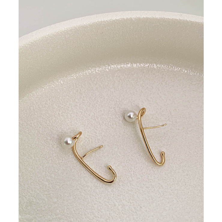 パールイヤカフ風ピアス 26191 イヤカフ | ARGO TOKYO | 詳細画像4 