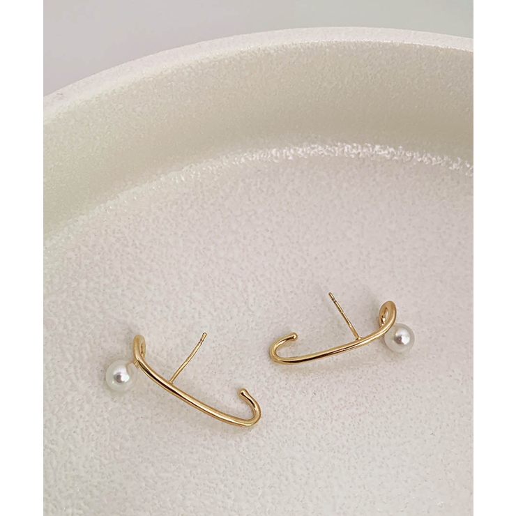 パールイヤカフ風ピアス 26191 イヤカフ | ARGO TOKYO | 詳細画像5 