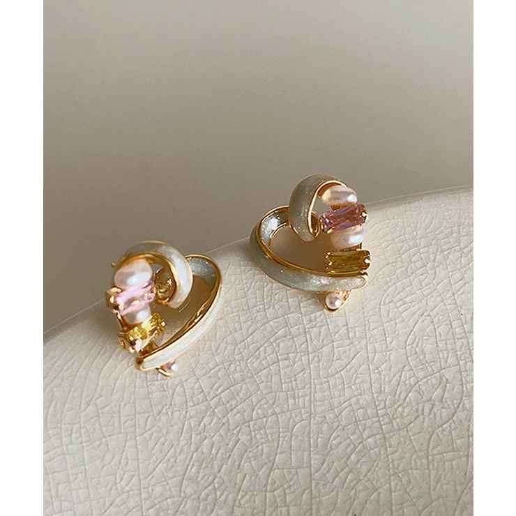 ハートパールダイアピアス 26192 | ARGO TOKYO | 詳細画像1 