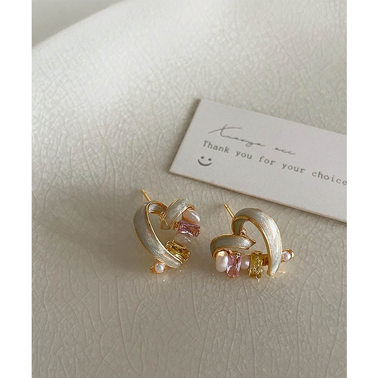 ハートパールダイアピアス 26192 | ARGO TOKYO | 詳細画像2 