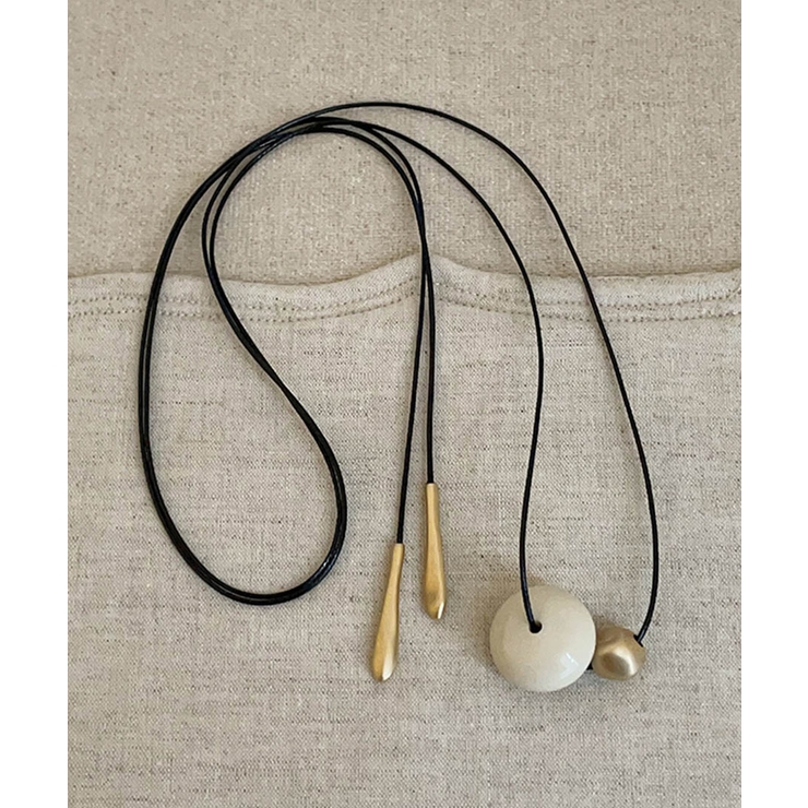 ブラック | Ivory Pearl Pendant | ARGO TOKYO