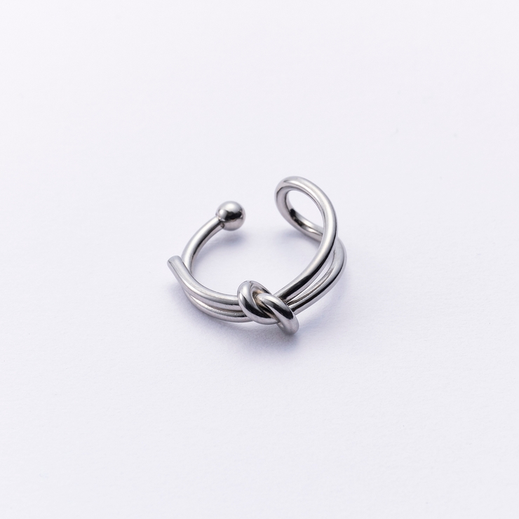 SILVER | 2wayノットリング | 4quince