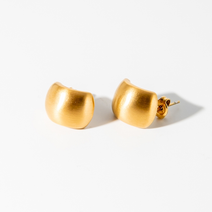 GOLD | レクタングルピアス | 4quince