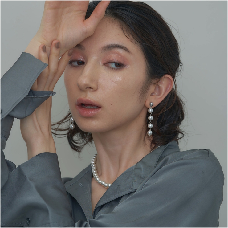 ４パールピアス シルバー | 4quince | 詳細画像2 