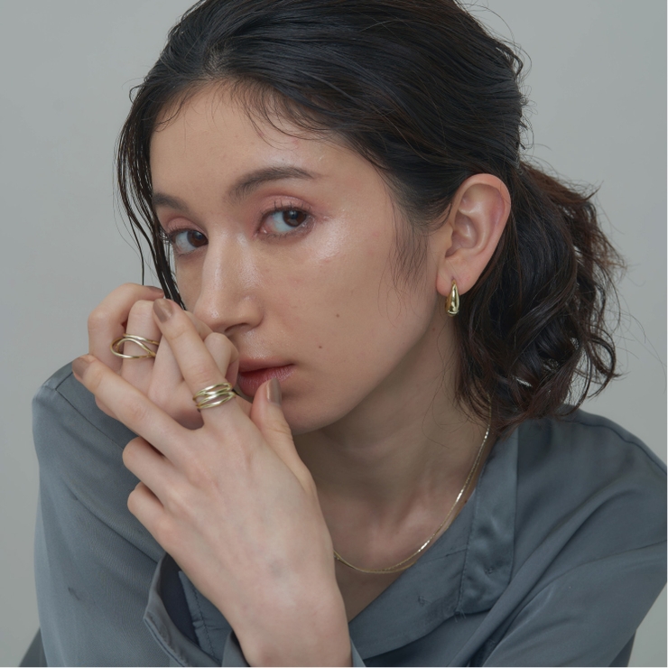 シンプルラウンドピアス | 4quince | 詳細画像1 