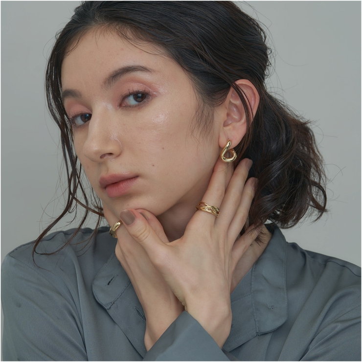 ツイストフープピアス | 4quince | 詳細画像2 