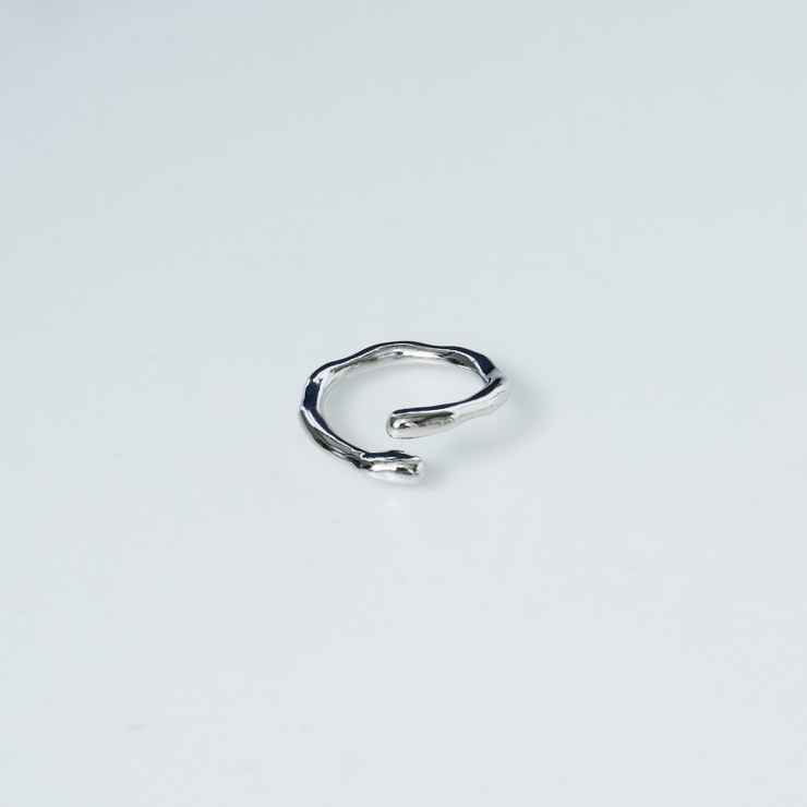 SILVER | ニュアンスラインリング | 4quince