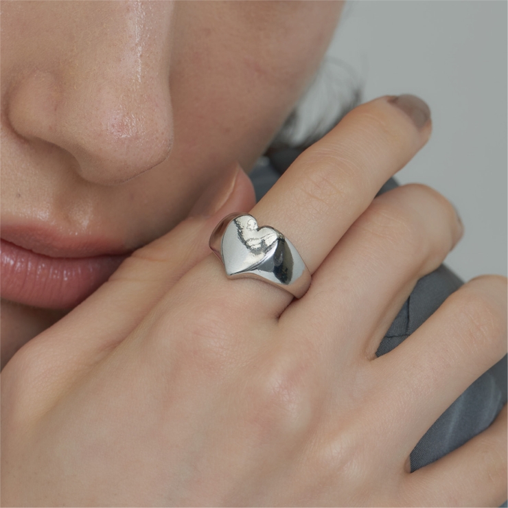 SILVER | ビッグハートリング | 4quince