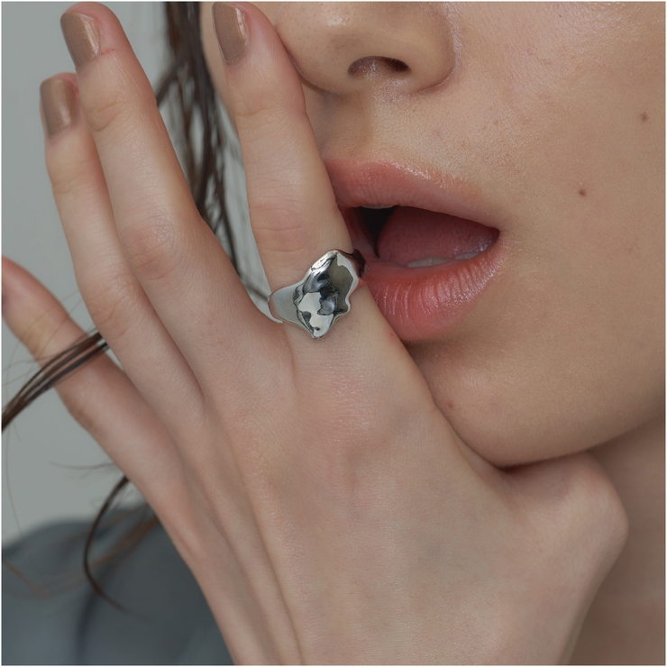 SILVER | ニュアンスハートリング | 4quince