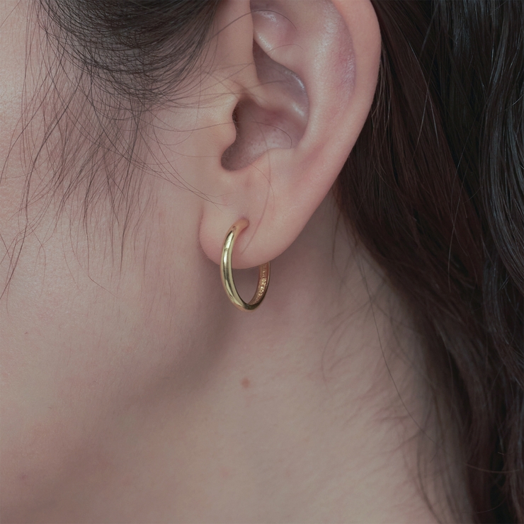 GOLD | ミニラインフープピアス | 4quince