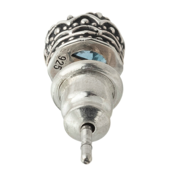 アルテミスクラシック_ArtemisClassic_ジュエルクラウンピアス_ロンドンブルートパーズ_ACE0165