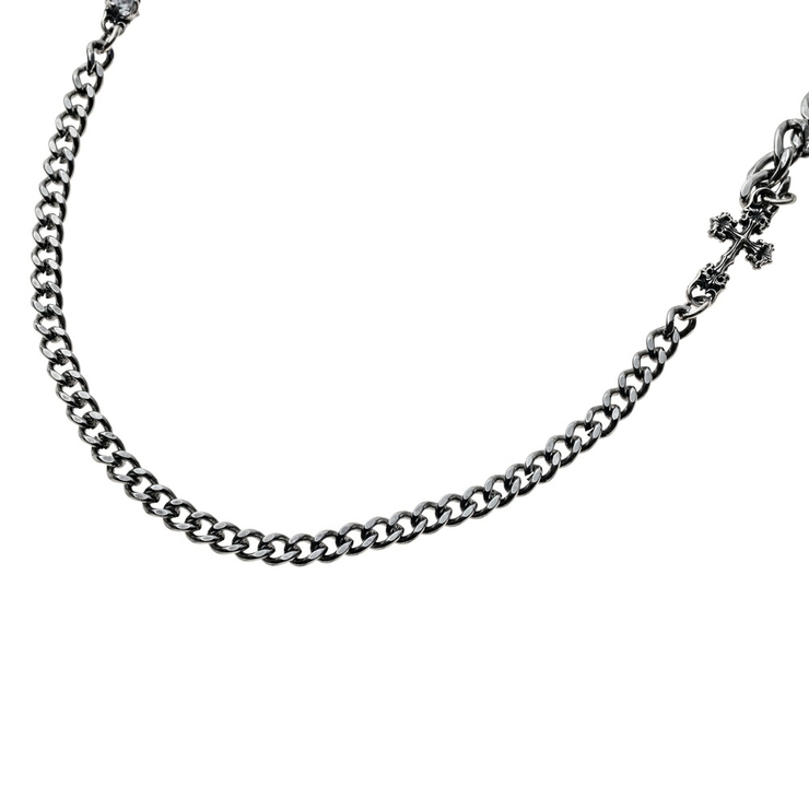 アルテミスクラシック/シルバーアクセントSUSクロスネックレス/全長52cm | ArtemisClassic | 詳細画像2 