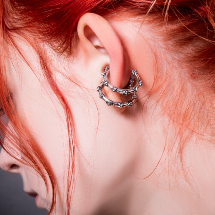 アルテミスキングス/オニキスローズスターイヤーカフ/片耳分 | ArtemisClassic | 詳細画像11 