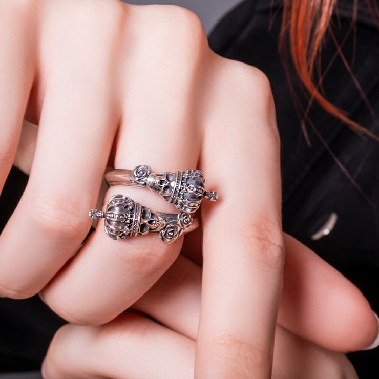 アルテミスキングス/ツインスカルクラウンリング/フリーサイズ(11-19号) | ArtemisClassic | 詳細画像15 