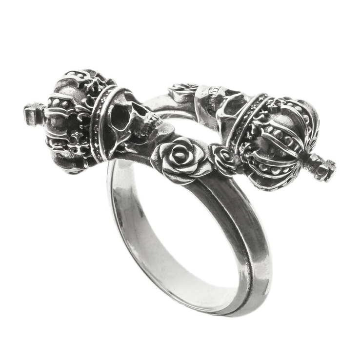 アルテミスキングス/ツインスカルクラウンリング/フリーサイズ(11-19号) | ArtemisClassic | 詳細画像3 