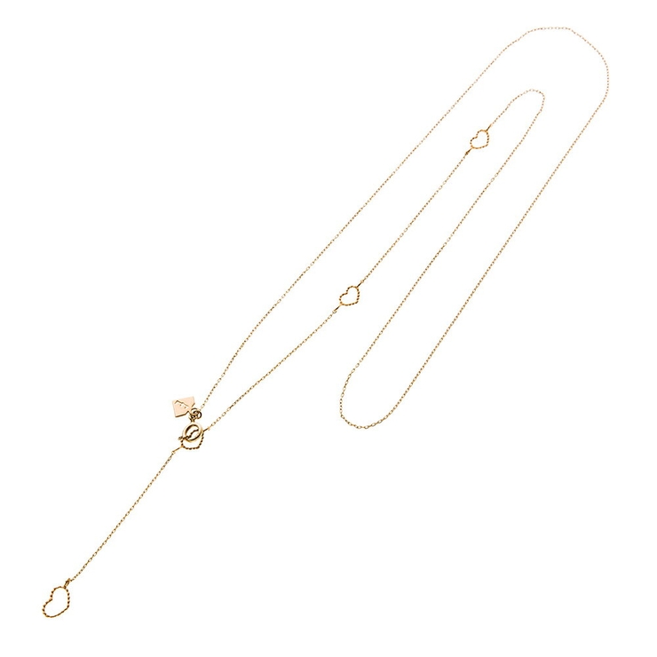 エレノアジュエリーElenore Jewelry/ハートYネックレス | Elenore | 詳細画像1 