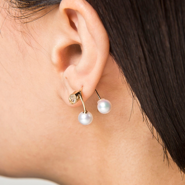 SOPHIE BILLE BRAHE 片耳パールピアス SOPHIE BILLE BRAHE 14Kゴールド＆パール ピアス | NET-A-PORTER