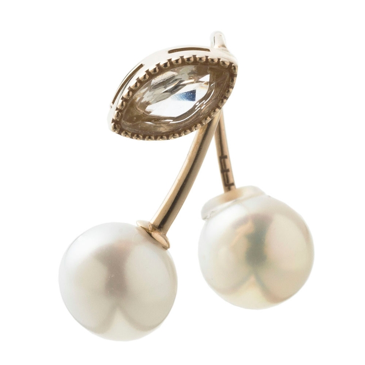 エレノアジュエリー/10金チェリーパールピアス/片耳分ゴールドピアス | Elenore | 詳細画像6 