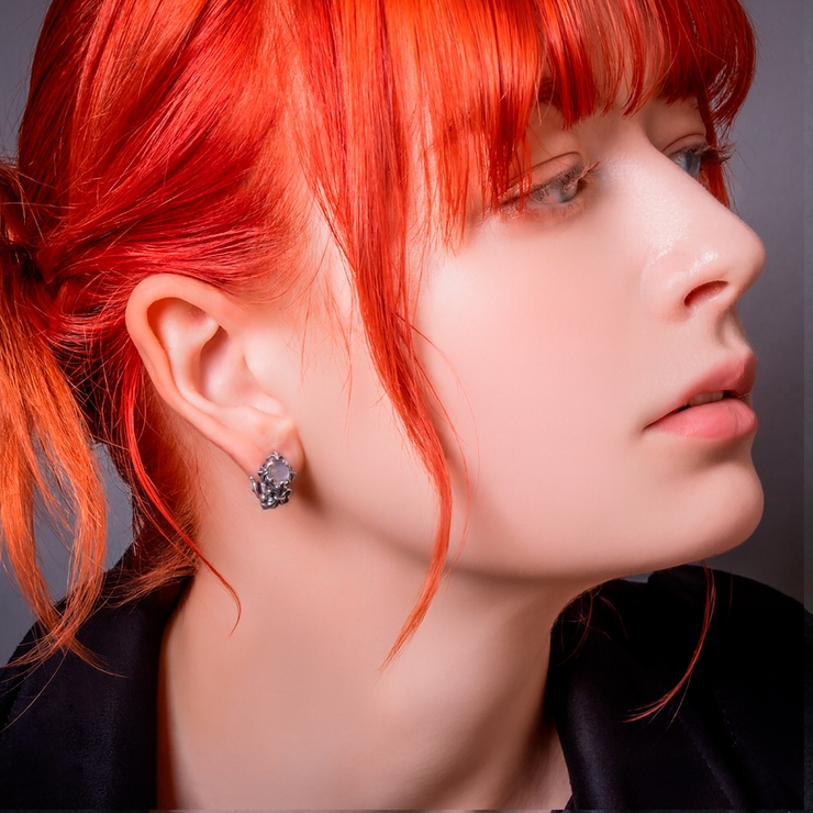 アルテミスクラシック/ローズカットブルームーンピアス/片耳分 | ArtemisClassic | 詳細画像15 