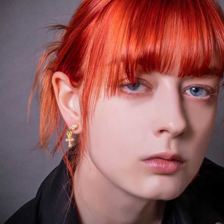 アルテミスクラシック/タイニーパヴェクロスピアス/片耳 | ArtemisClassic | 詳細画像15 