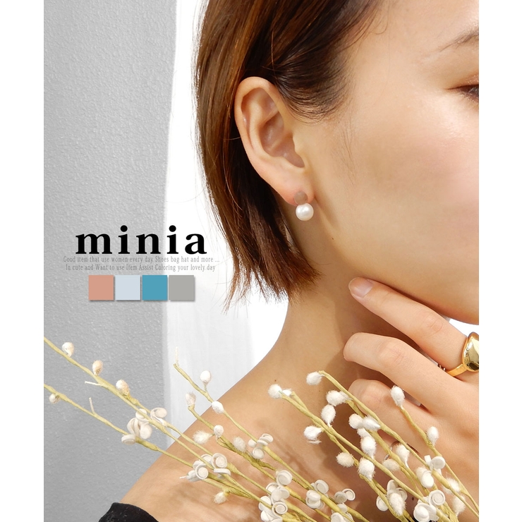 しずくパールピアス minia ◆ | minia | 詳細画像1 