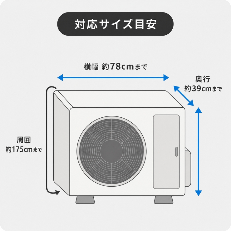 2枚セット エアコン室外機用保護カバー  | Aleh Te’enah | 詳細画像10 