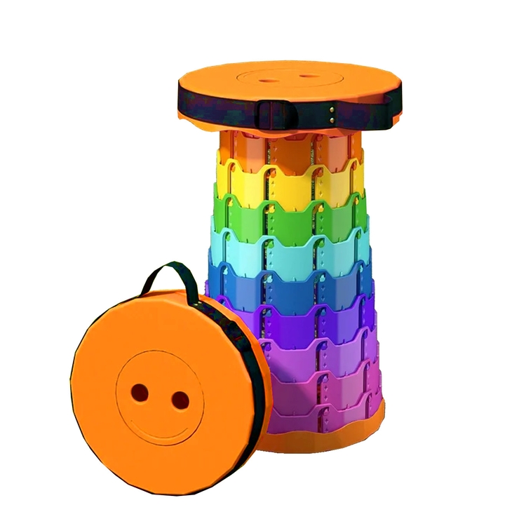 レインボーオレンジ | 折りたたみ椅子 携帯式チェア 8色 | Aleh Te’enah