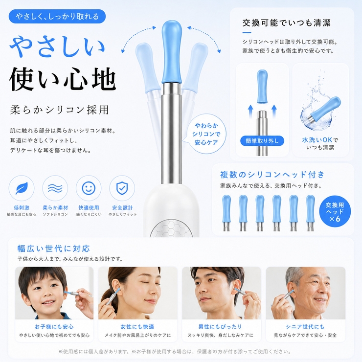 カメラ付き耳かき イヤースコープ 耳掃除 | Aleh Te’enah | 詳細画像3 