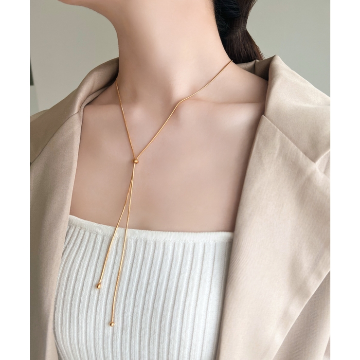 サージカルステンレススライダーネックレス | Outfitter lab | 詳細画像7 