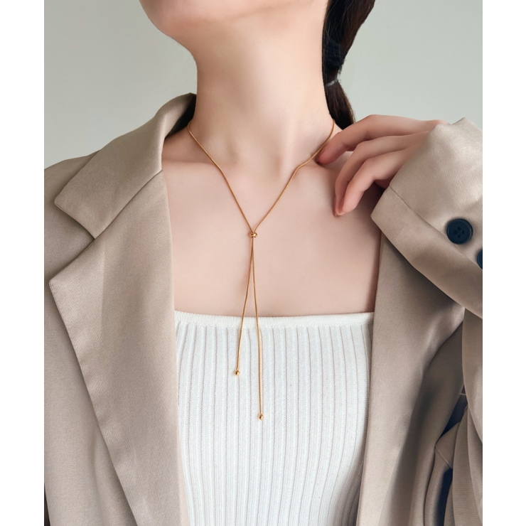 サージカルステンレススライダーネックレス | Outfitter lab | 詳細画像8 