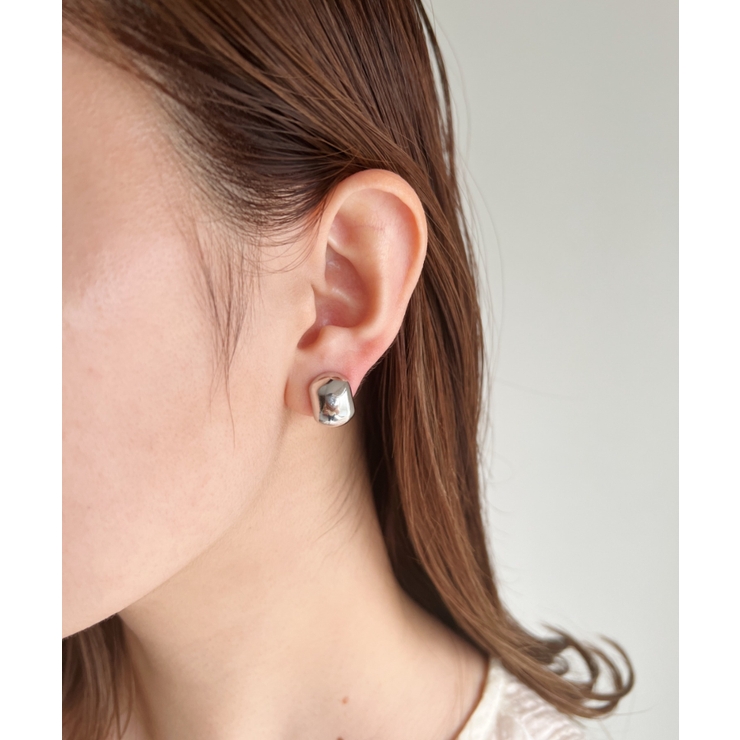 ぷっくりメタルイヤリング | Outfitter lab | 詳細画像3 