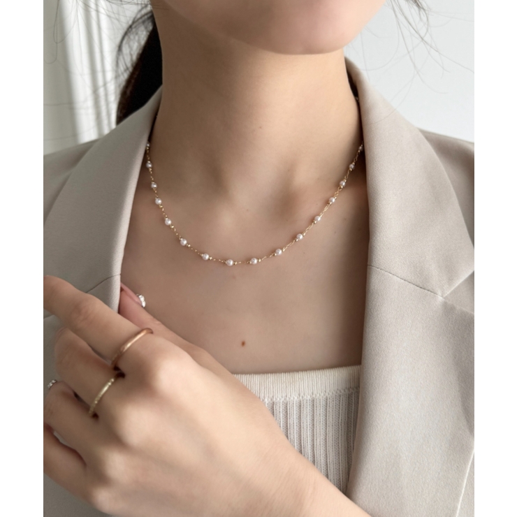 パールステーションネックレス | Outfitter lab | 詳細画像11 