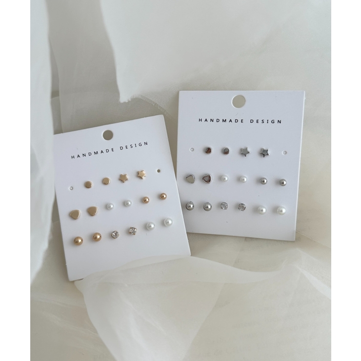 ミニモチーフ8セットピアス | Outfitter lab | 詳細画像5 