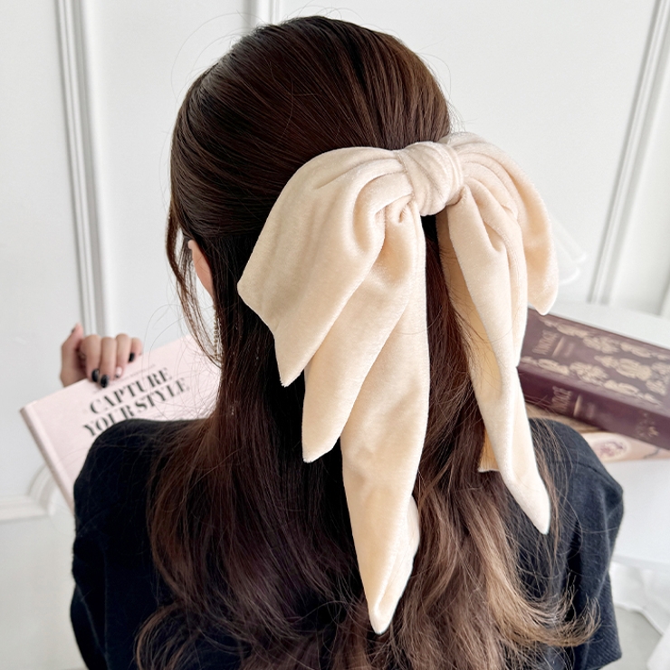 DOLLベロアリボンバレッタ | Outfitter lab | 詳細画像12 