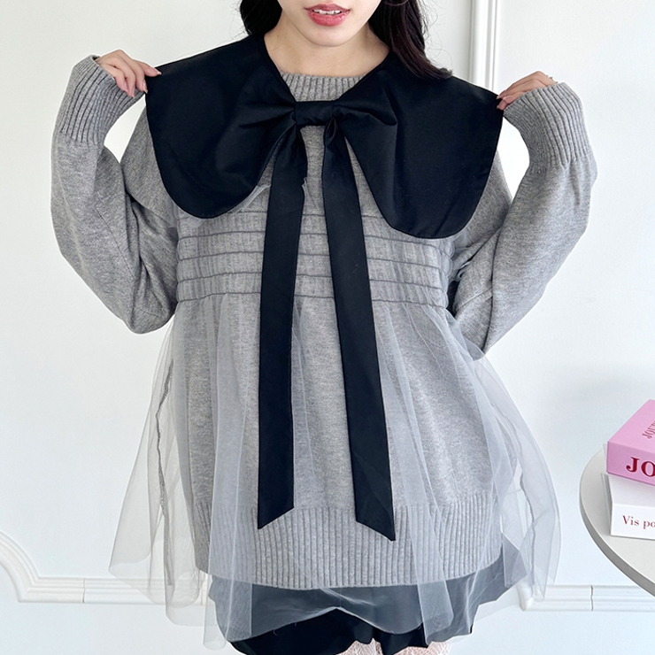 リボン付け襟 | Outfitter lab | 詳細画像5 