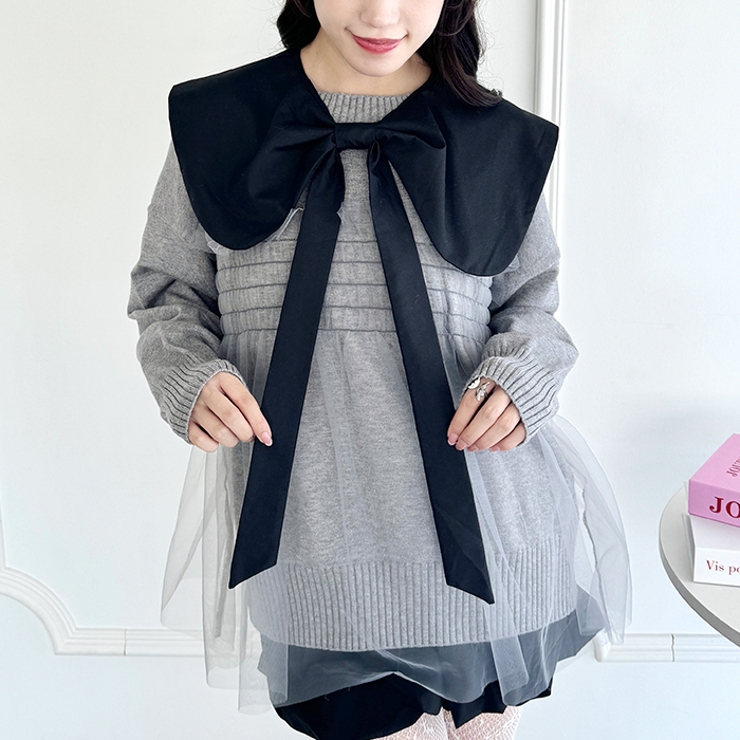 リボン付け襟 | Outfitter lab | 詳細画像7 