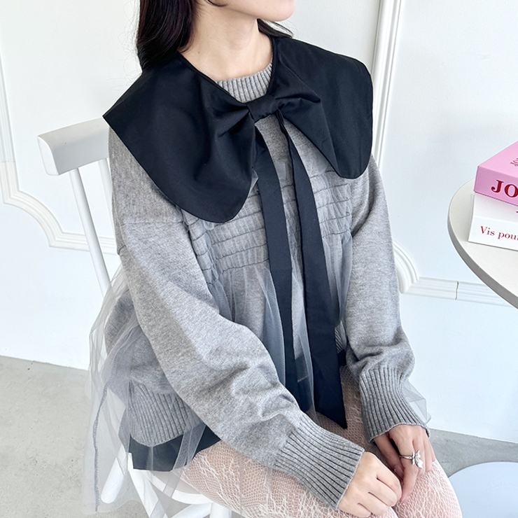 リボン付け襟 | Outfitter lab | 詳細画像9 