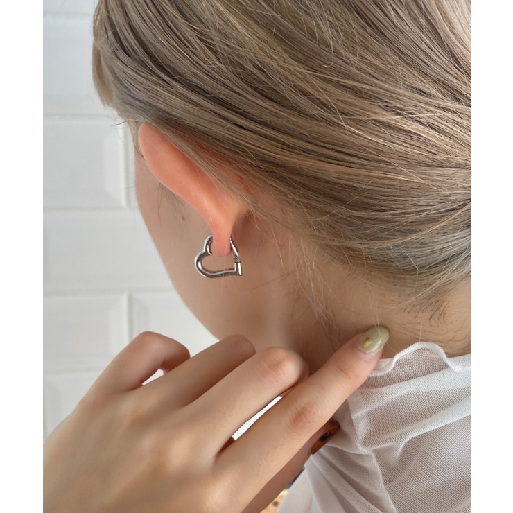 ハートフープイヤリング | Outfitter lab | 詳細画像3 