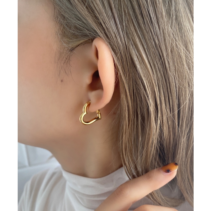 ハートフープイヤリング | Outfitter lab | 詳細画像5 