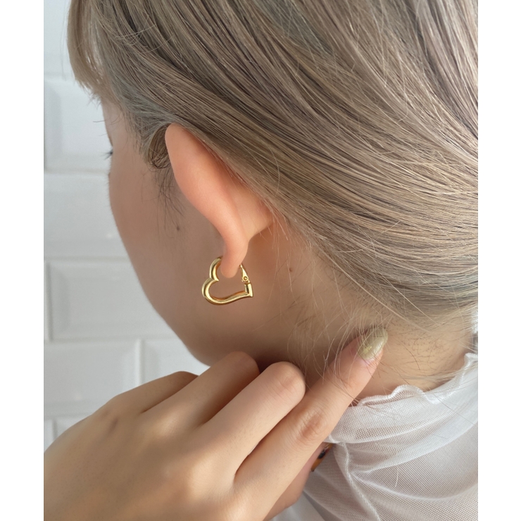 ハートフープイヤリング | Outfitter lab | 詳細画像7 