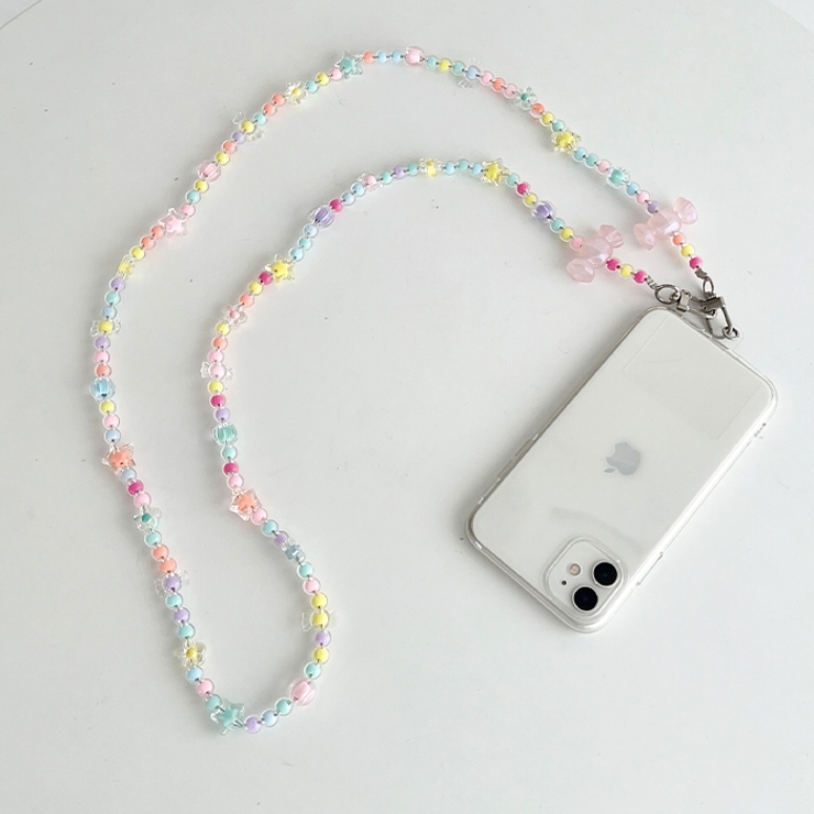 カラフルビーズスマホショルダー | Outfitter lab | 詳細画像31 