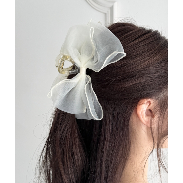 リボンヘアクリップ | Outfitter lab | 詳細画像1 