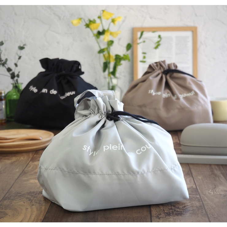 巾着ランチバッグ 巾着型 保冷バッグ | At First | 詳細画像8 