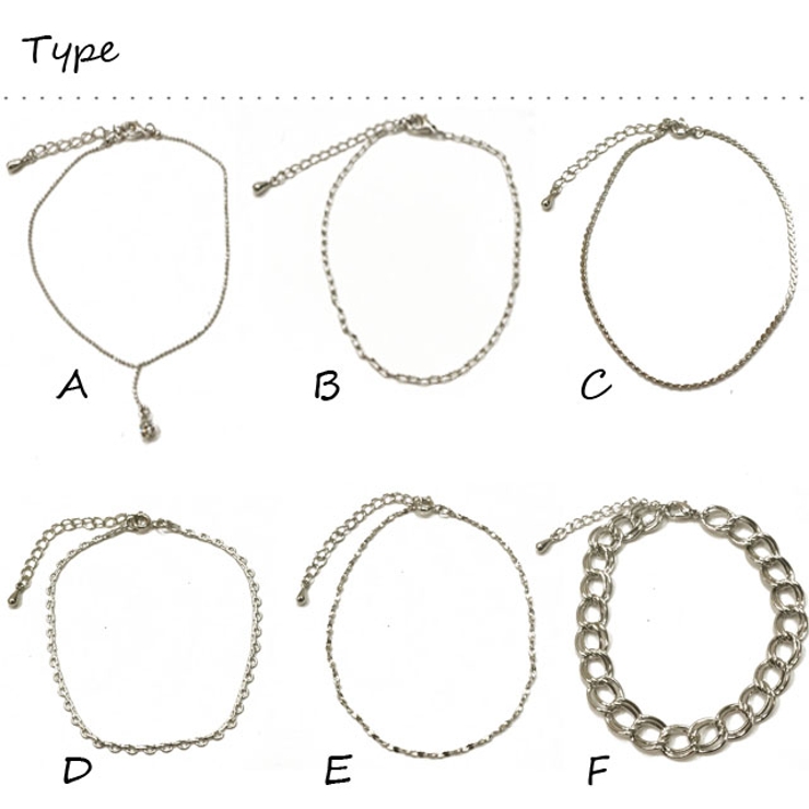 様々なモチーフのアンクレット【レディースアンクレット チェーン 星 | YUKATANゆかたん | 詳細画像2 