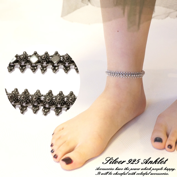 シルバー925 silver925 シルバーアンクレット | YUKATANゆかたん | 詳細画像1 