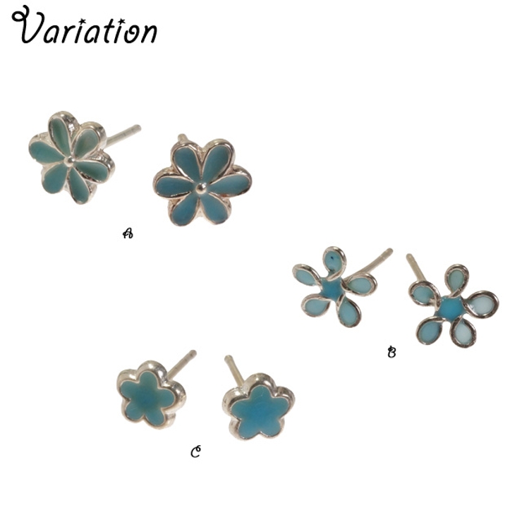 シルバーピアス スタッドピアス 花 | YUKATANゆかたん | 詳細画像2 
