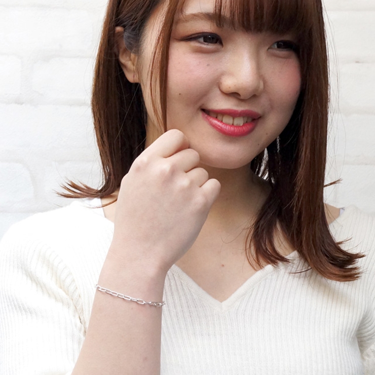 シルバー925 アズキチェーンブレスレット シンプル | laplateriashu  | 詳細画像5 